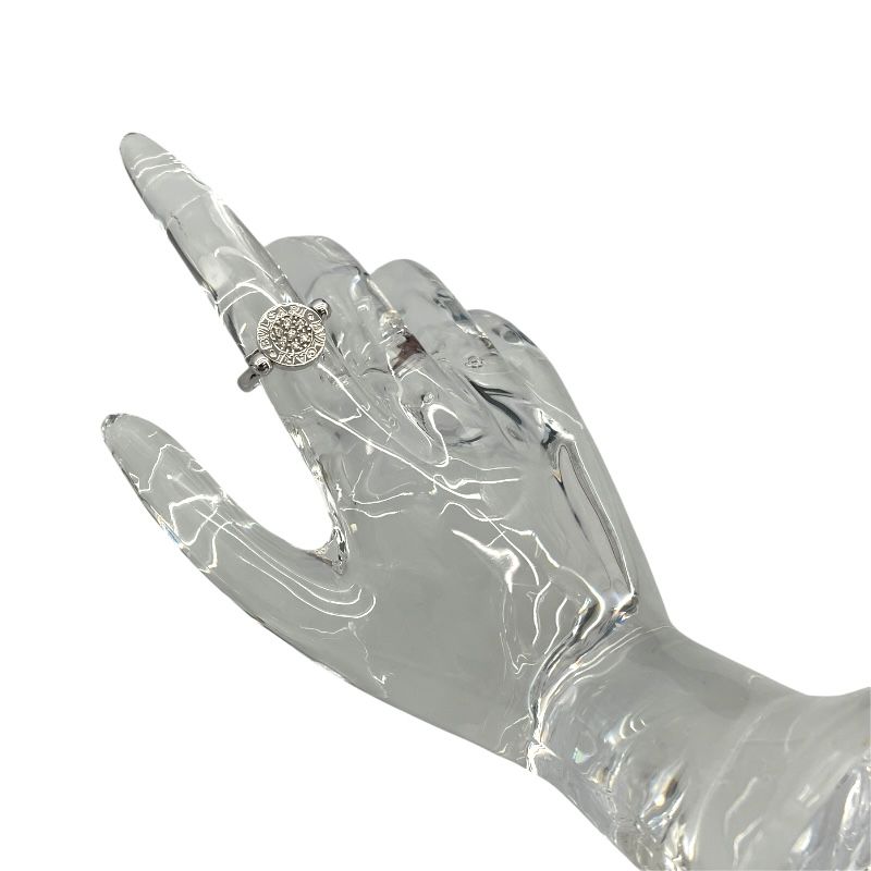 BVLGARI B.zero1 Flip Ring in 750WG - Exquisite Silver Jewelry