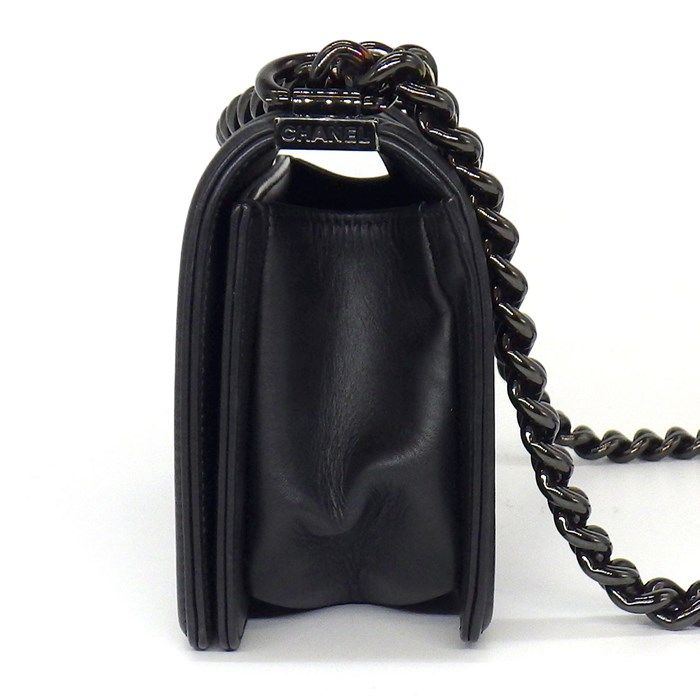 Chanel Boy Bag 20 A67085 - 2018 Black/Green/Purple Lambskin