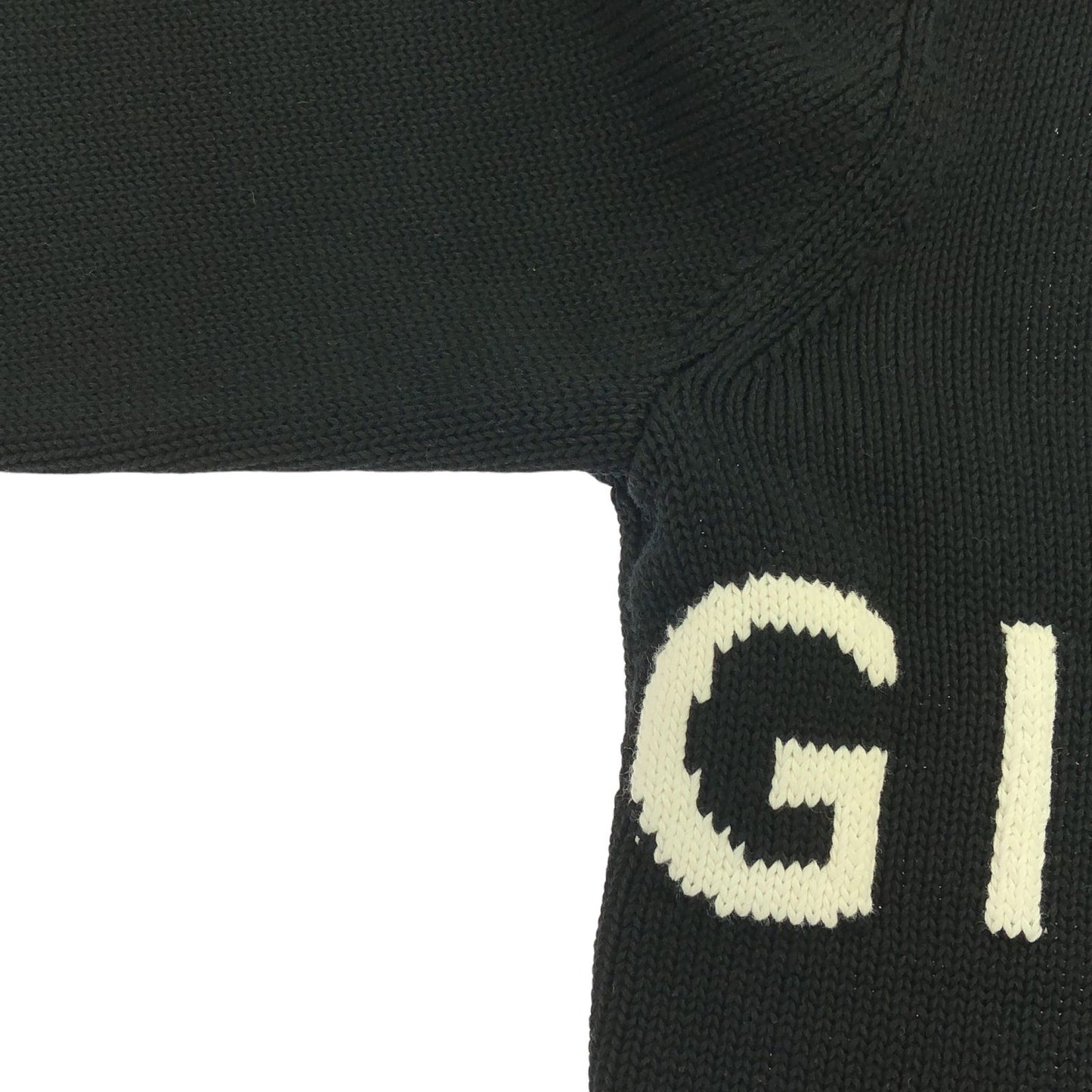 GIVENCHY Black Cotton Knit Sweater - Timeless Elegance