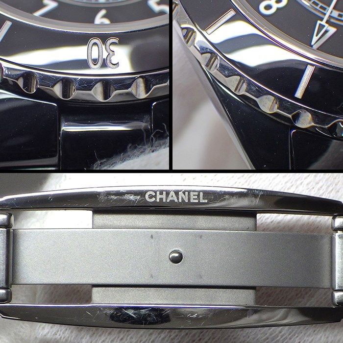 Chanel J12 H5697 Automatic Watch - Black Ceramic & Steel
