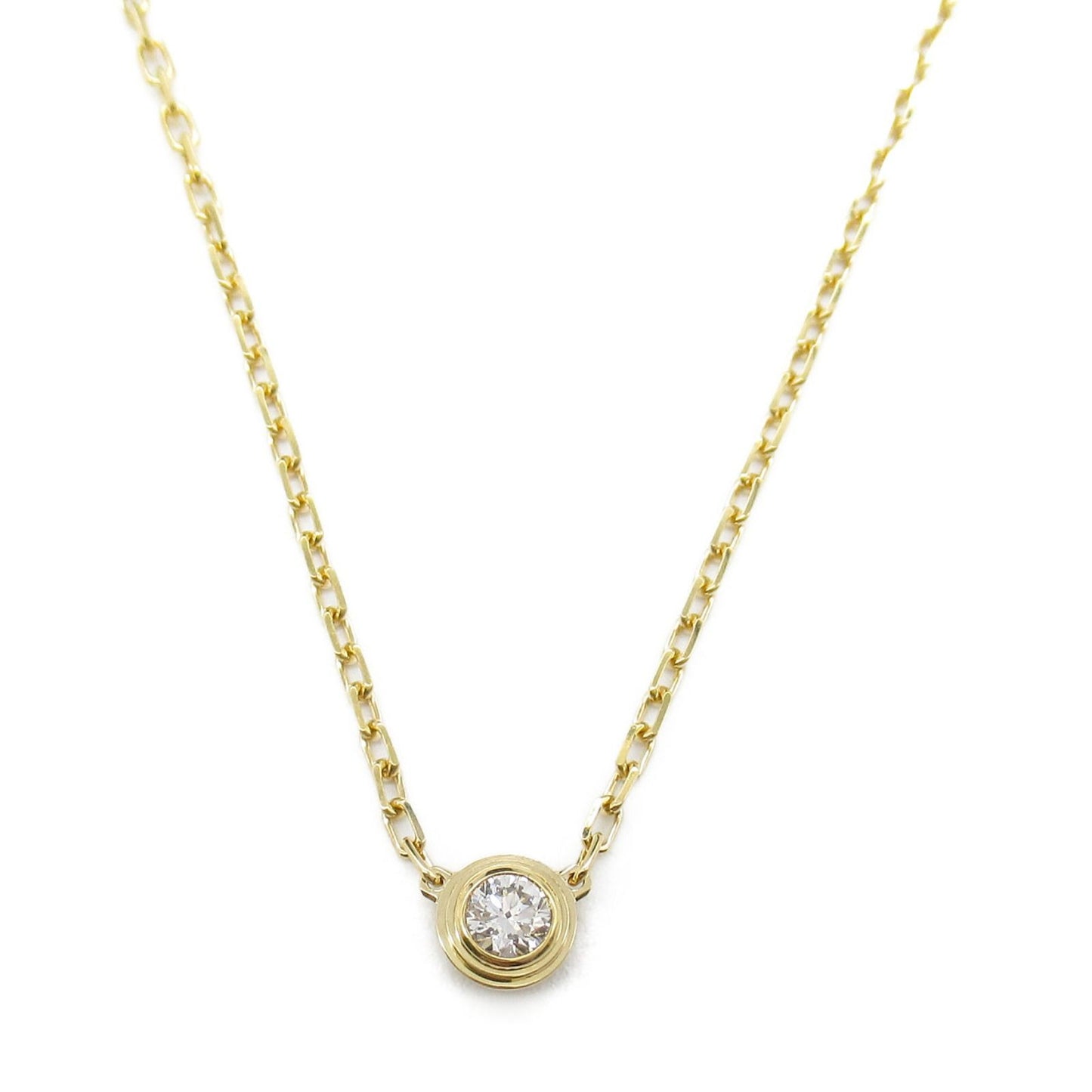 CARTIER Amour Necklace in 18K Yellow Gold with Diamonds