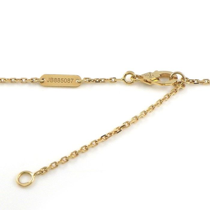 Van Cleef & Arpels Vintage Alhambra Necklace in Onyx & K18YG