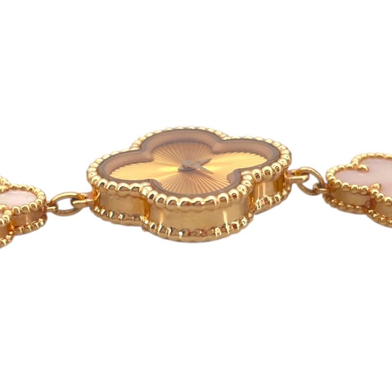 Van Cleef & Arpels Sweet Alhambra K18PG Gold Quartz Ladies Watch