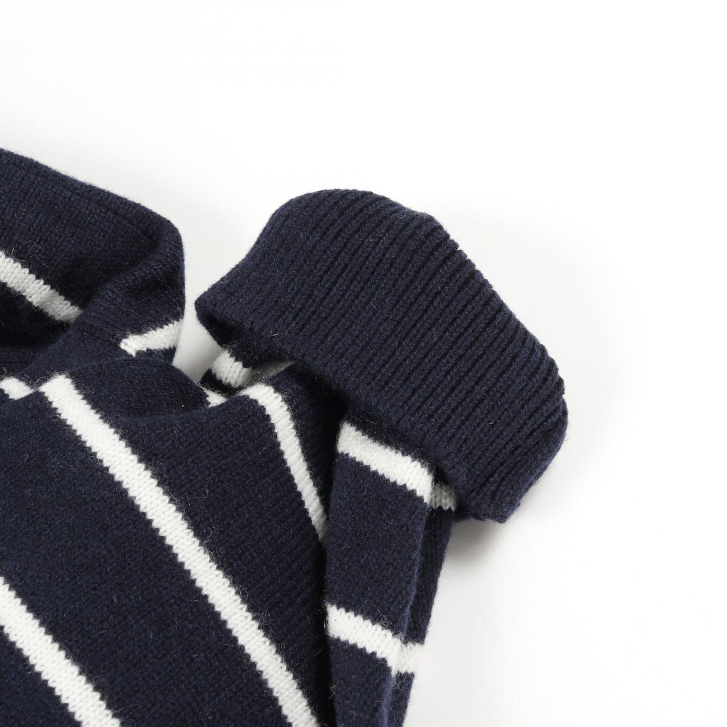 CHANEL Cashmere Knitwear with Iconic Coco Mark - Navy/Multi
