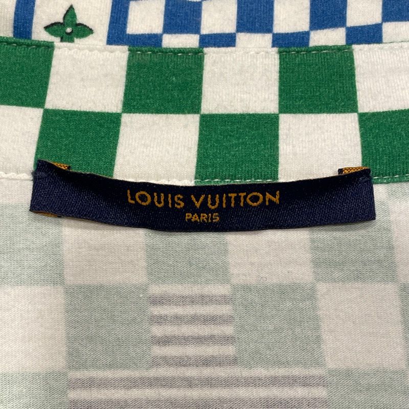 Louis Vuitton Pleated Slim Jersey Long Sleeve Shirt - Green XL