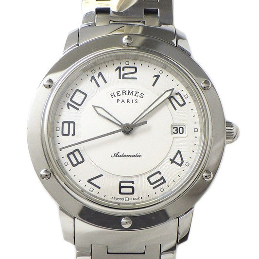 HERMES Clipper CP2.810 Automatic Watch - White Dial, Calendar Function