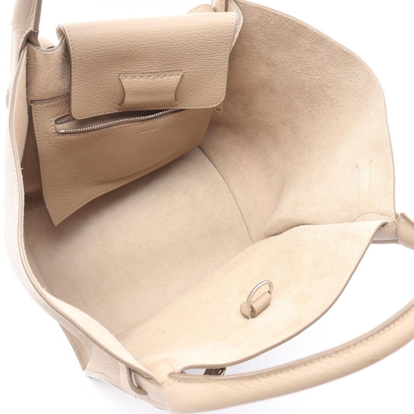 CELINE Beige Leather Big Bag with Long Strap - Timeless Elegance