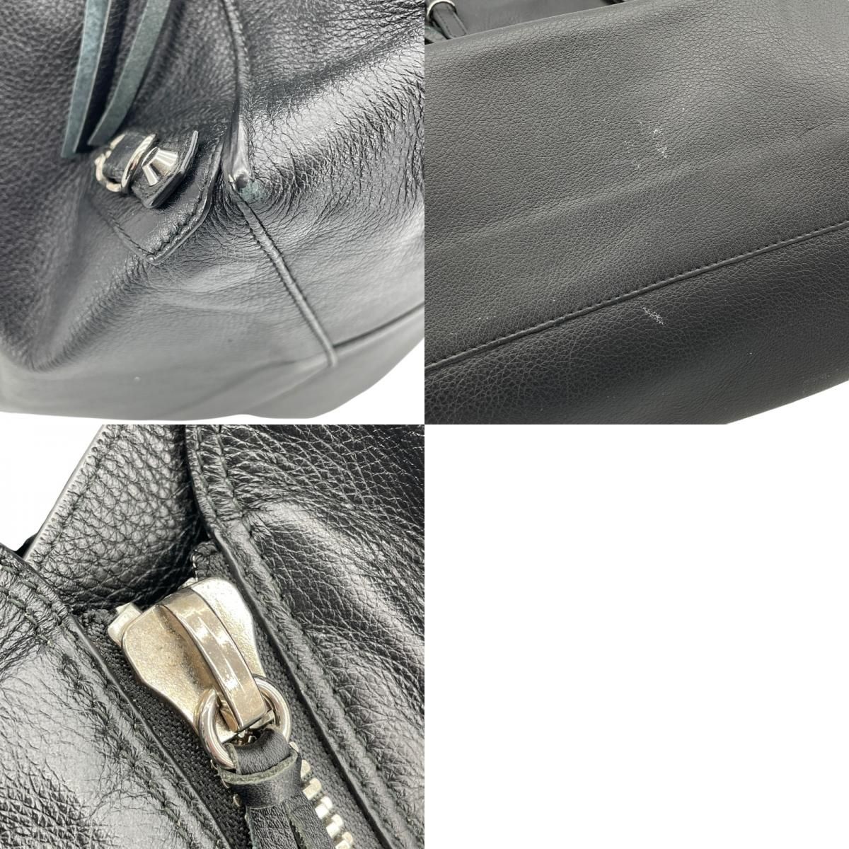 Balenciaga The Paper A4 Zip Around Tote Bag - Black Leather