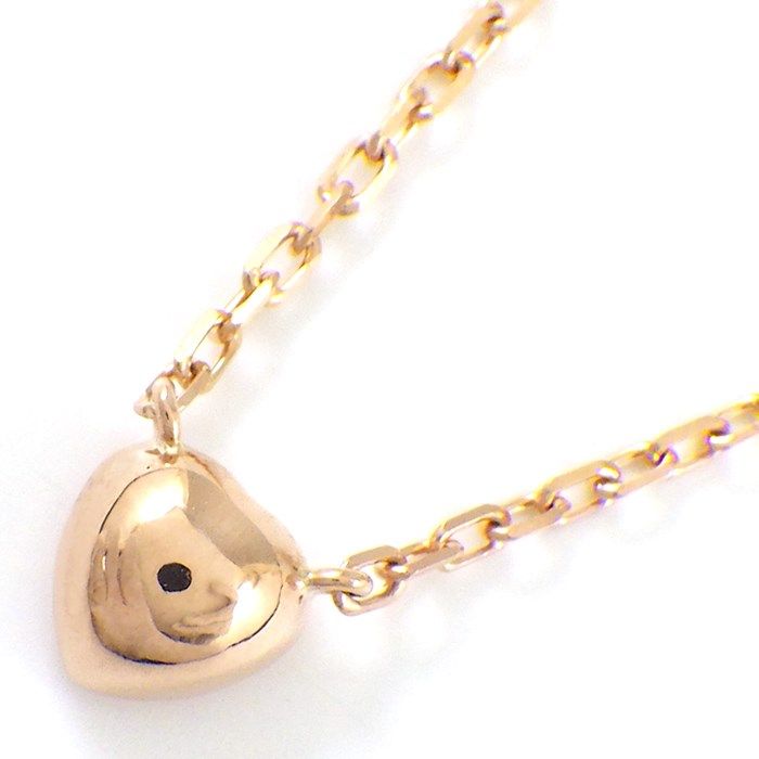 Cartier Amour Heart Diamond Necklace in K18 Pink Gold