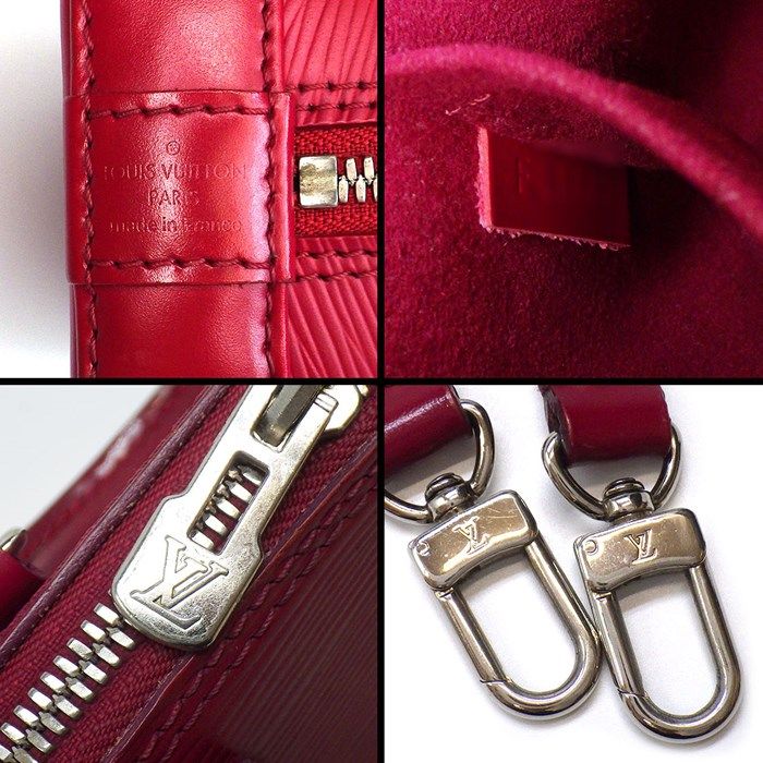 Louis Vuitton Alma BB Handbag in Fuchsia Epi Leather - Exquisite Craftsmanship