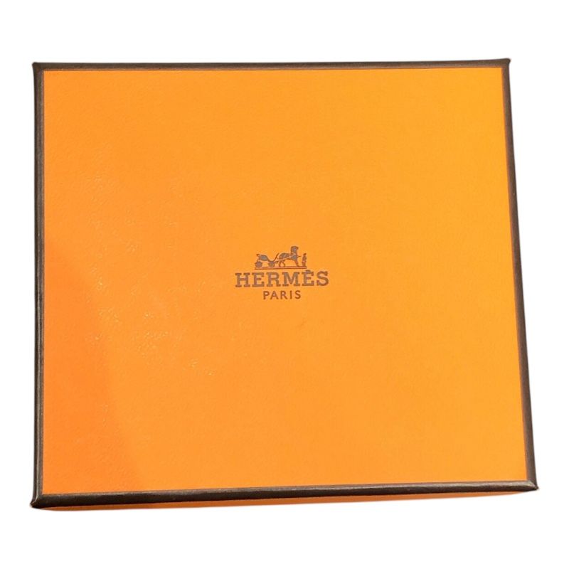 HERMES Bastia Coin Case in Blue de Galice with Silver Hardware