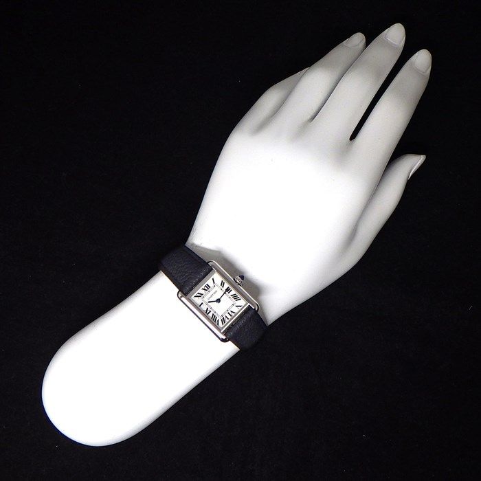 Cartier Tank Must SM WSTA0042 - Elegant Silver Dial with Black Alligator Strap
