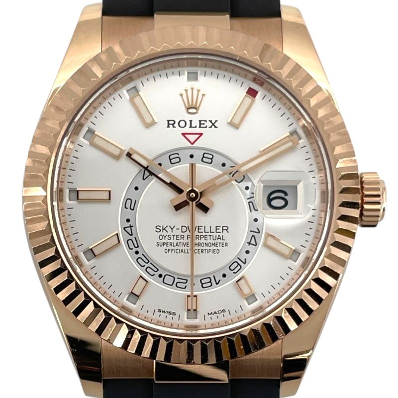 Rolex Sky-Dweller 326235 K18PG Automatic Men's Watch - White Dial