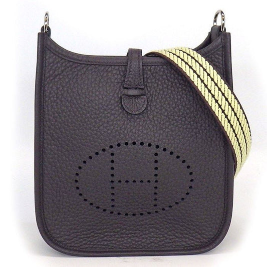 HERMES Evelyne Amazon TPM Shoulder Bag - Prunoir & Jaune Milton