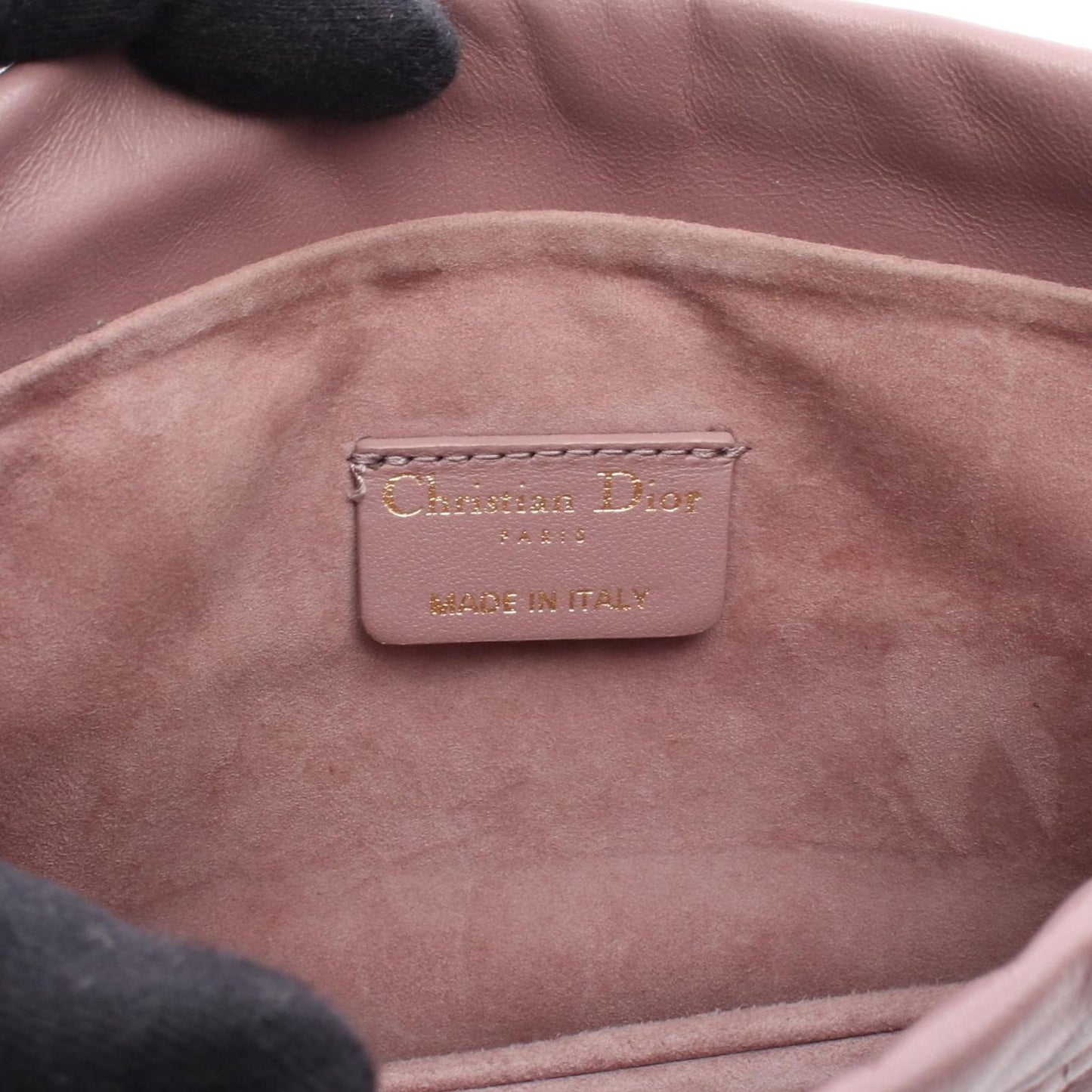 Dior Milly Cannage Shoulder Bag in Purple Lambskin - Exquisite Craftsmanship