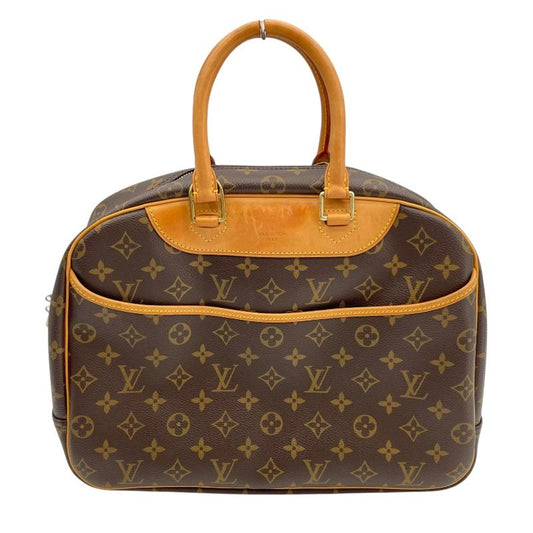 Louis Vuitton Deauville Monogram Canvas Handbag - Brown
