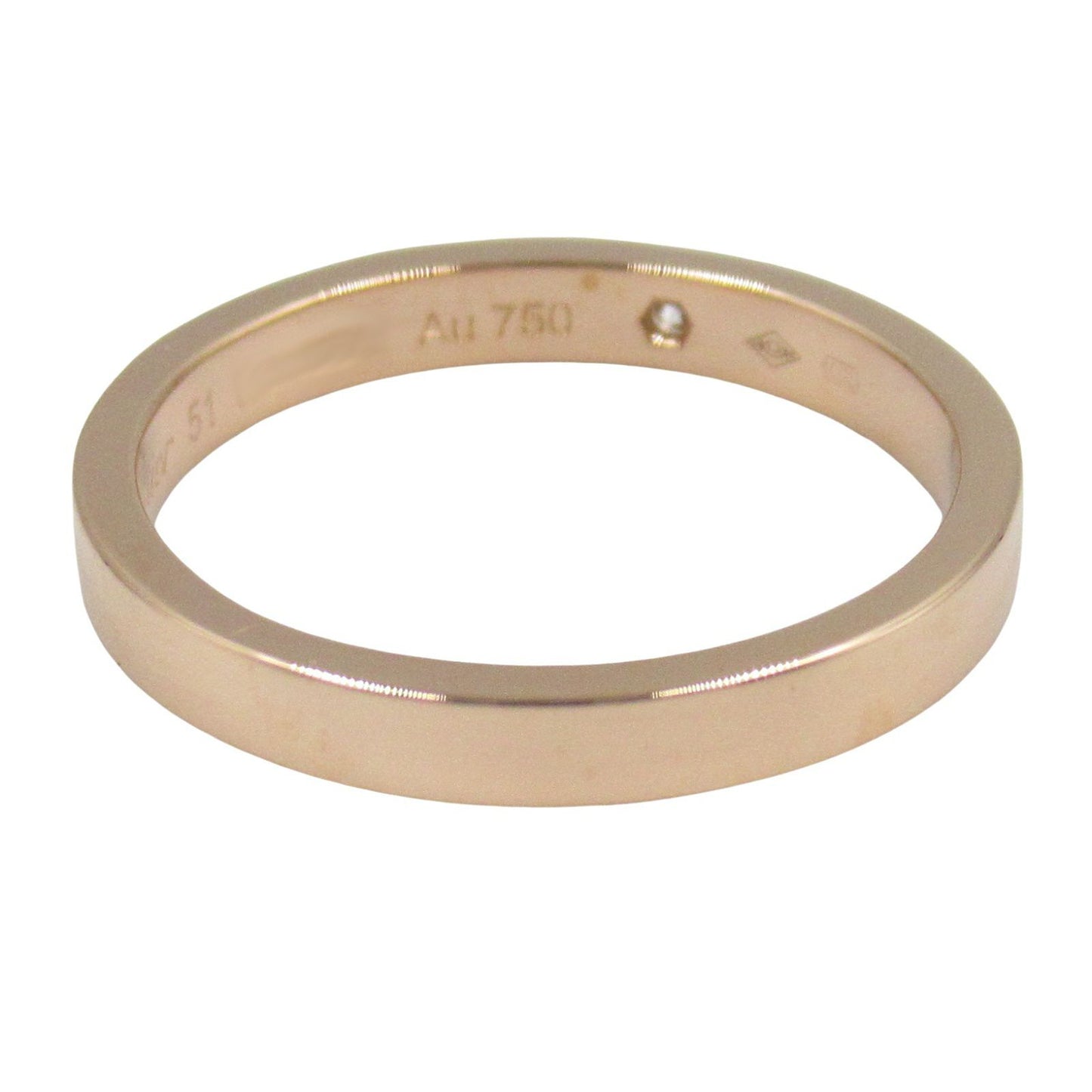 Cartier C de Cartier Ring in 18K Pink Gold with Diamonds