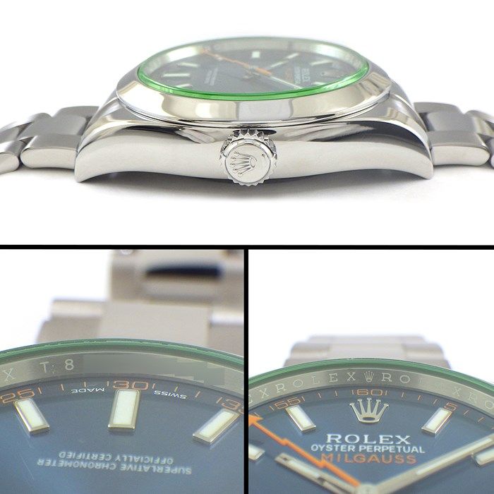 Rolex Oyster Perpetual Milgauss 116400GV Z Blue Dial - Exceptional Craftsmanship