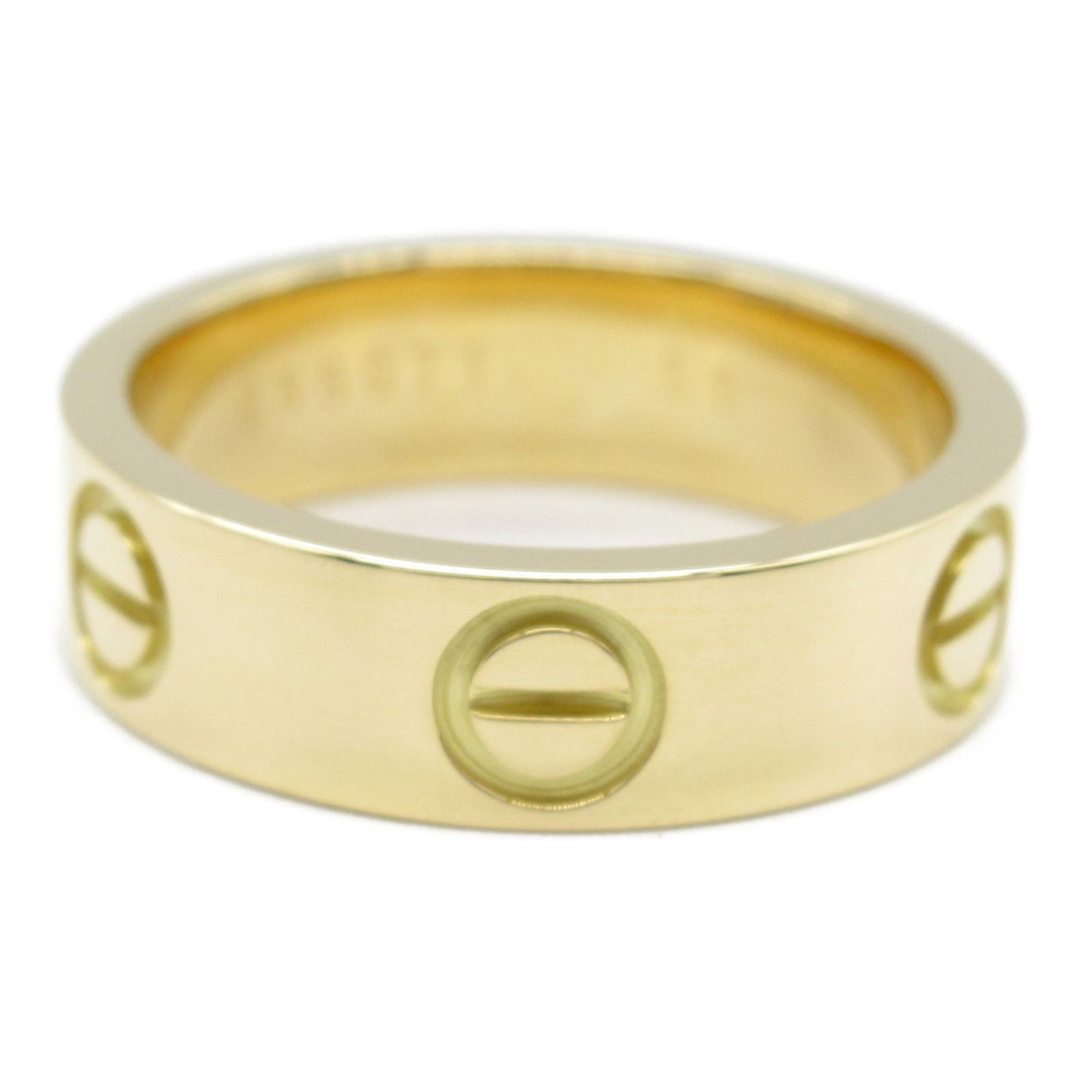CARTIER Love Ring in K18 Yellow Gold - Unisex Elegance