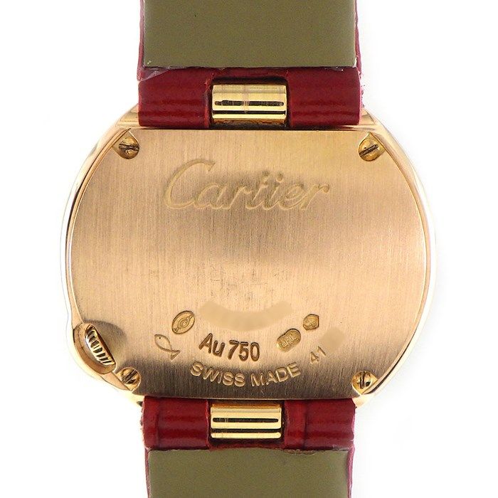 Cartier Ballon Bleu WGBL0004 Diamond Bezel 18K Pink Gold Watch