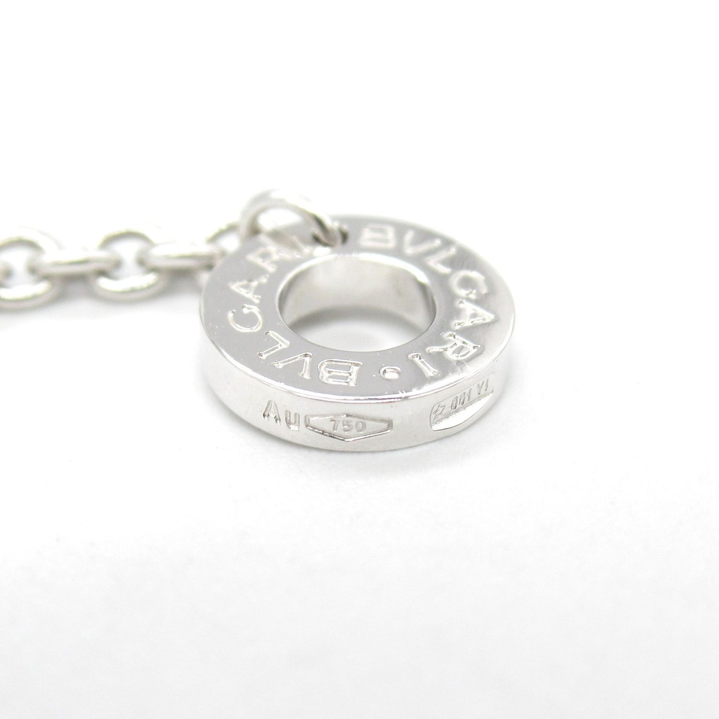 BVLGARI B-zero1 Diamond Necklace in 18K White Gold