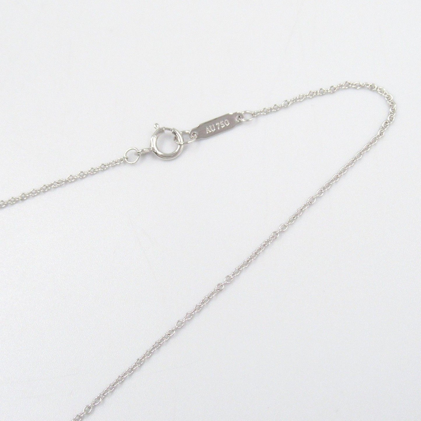 TIFFANY&CO Diamond Horseshoe Necklace in 18K White Gold