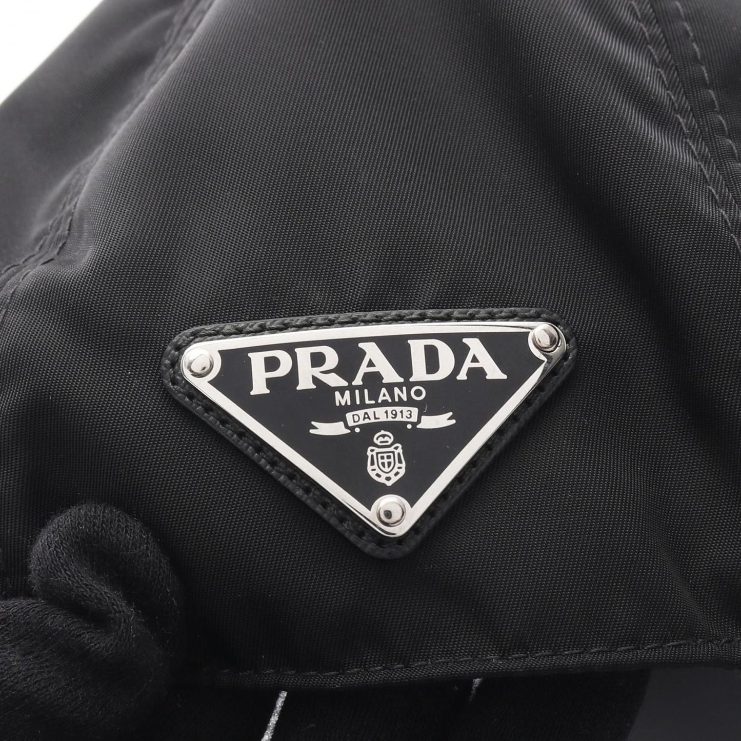 PRADA Re Nylon Cap - Timeless Black Elegance