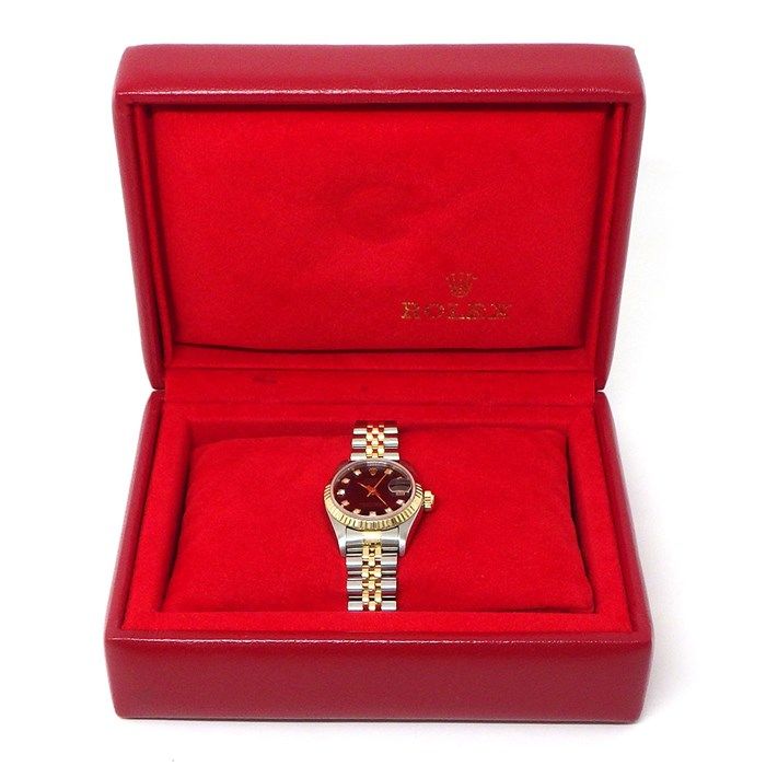 Rolex Datejust 69173G - 1993 Black Dial with Diamond Index