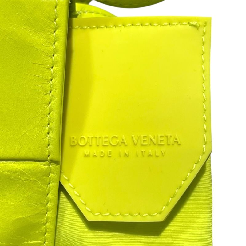 Bottega Veneta Candy Cassette Mini Shoulder Bag in Lamb Yellow