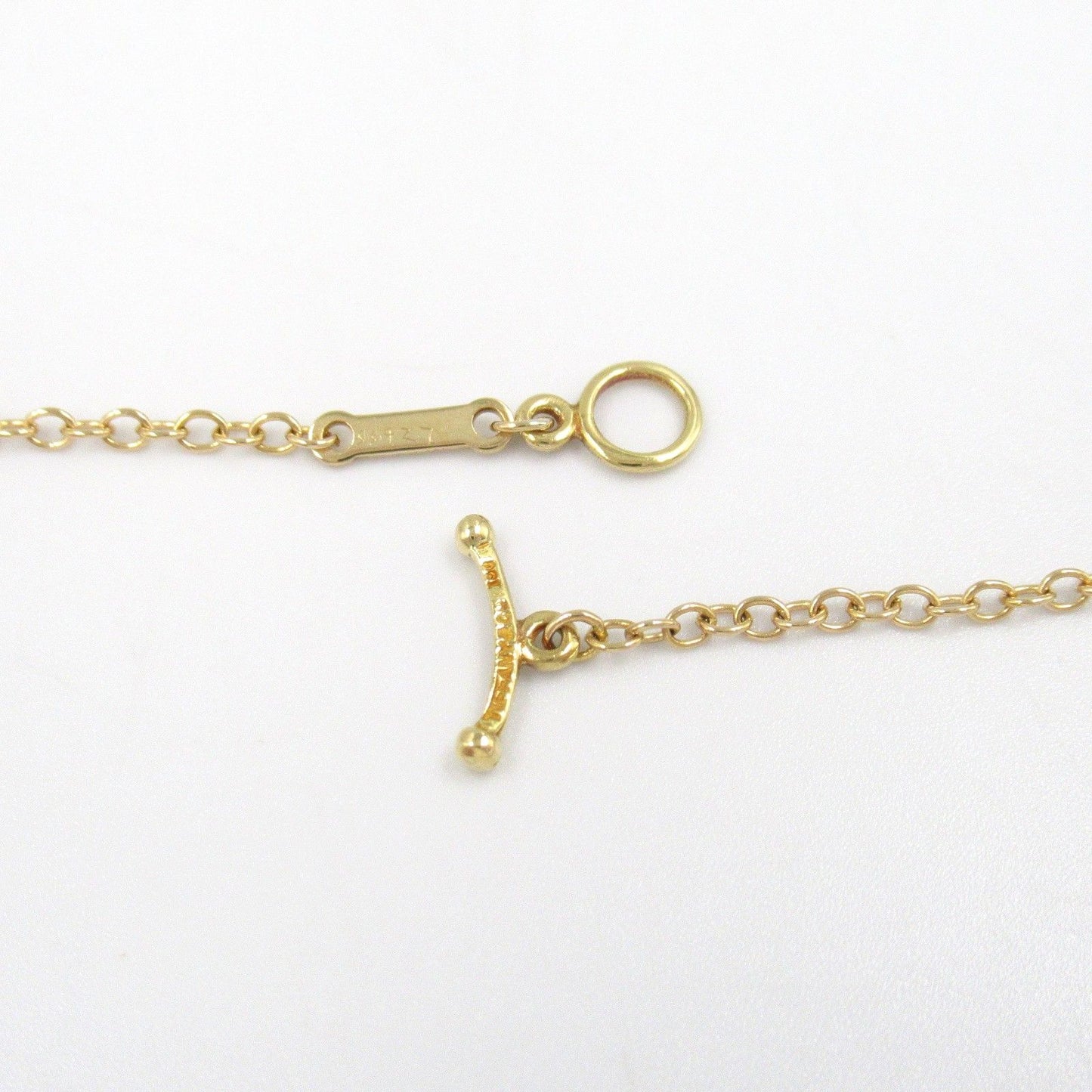 TIFFANY & CO. By the Yard Necklace in 18K Yellow Gold with Diamonds