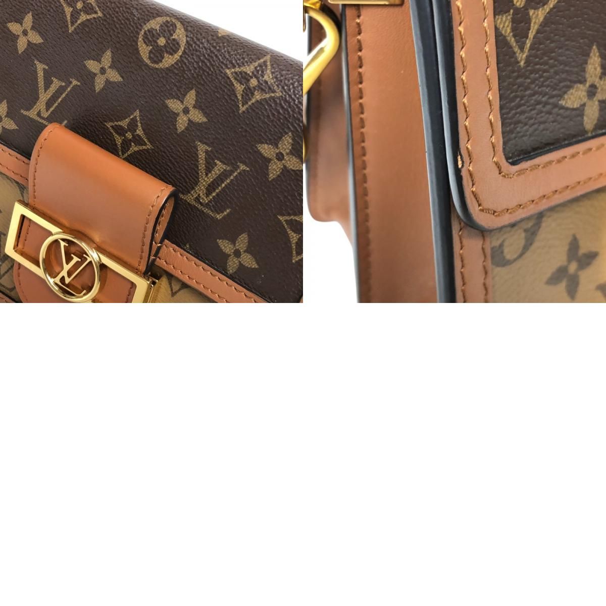 Louis Vuitton Dauphine Mini M45959 Monogram Reverse Shoulder Bag