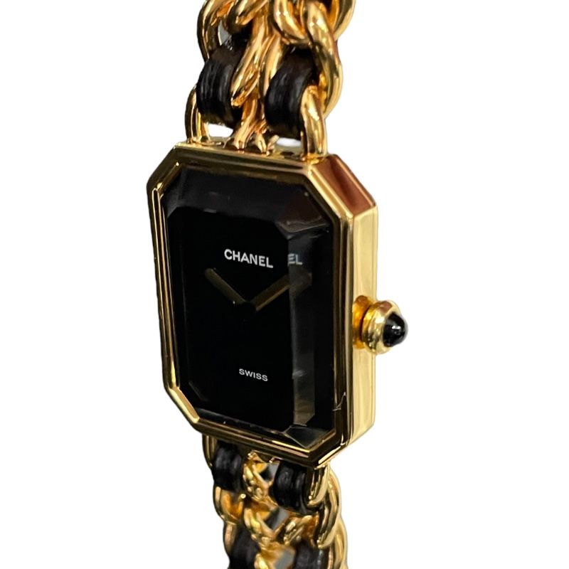 CHANEL Première S H0001 Gold Plated Leather Quartz Women's Watch