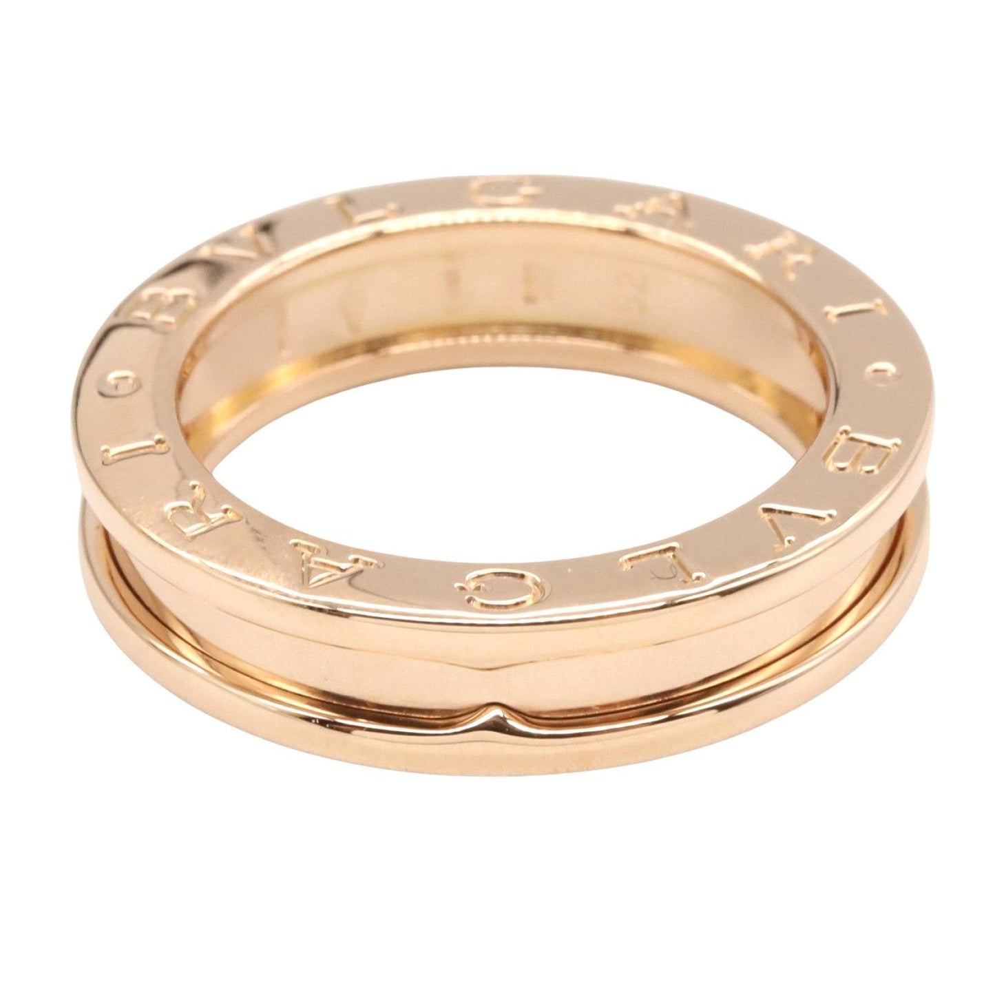 BVLGARI B-zero1 Ring in K18 Pink Gold - Timeless Elegance