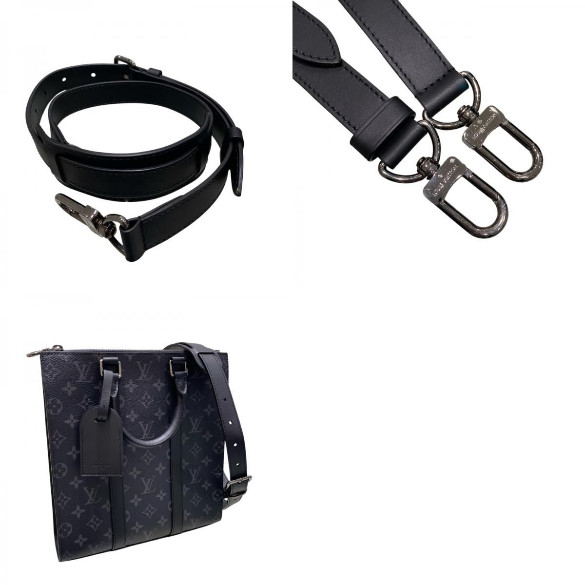 Louis Vuitton Sac Plat Crossbody Bag - Eclipse Black