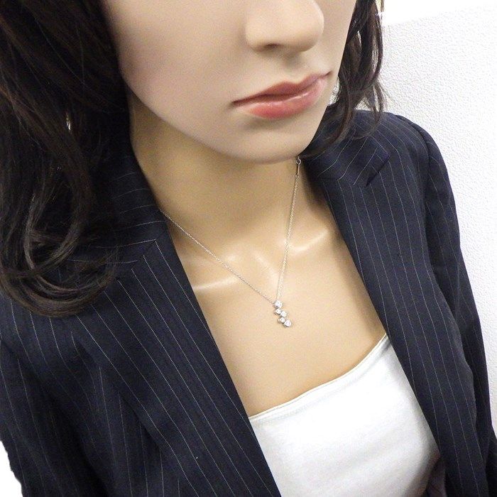 Tiffany & Co. Bubble Necklace with 5-Point Diamond in Platinum