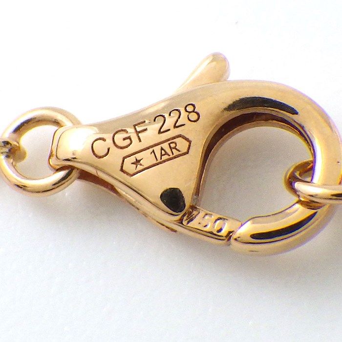 Cartier Heart Necklace with Diamond in K18 Pink Gold