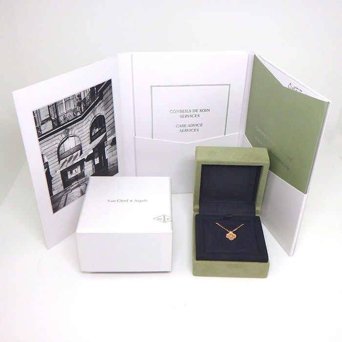 Van Cleef & Arpels Sweet Alhambra Necklace in K18 Pink Gold