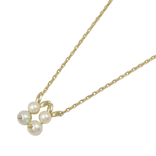 Van Cleef & Arpels Akoya Pearl Necklace in 18K Yellow Gold