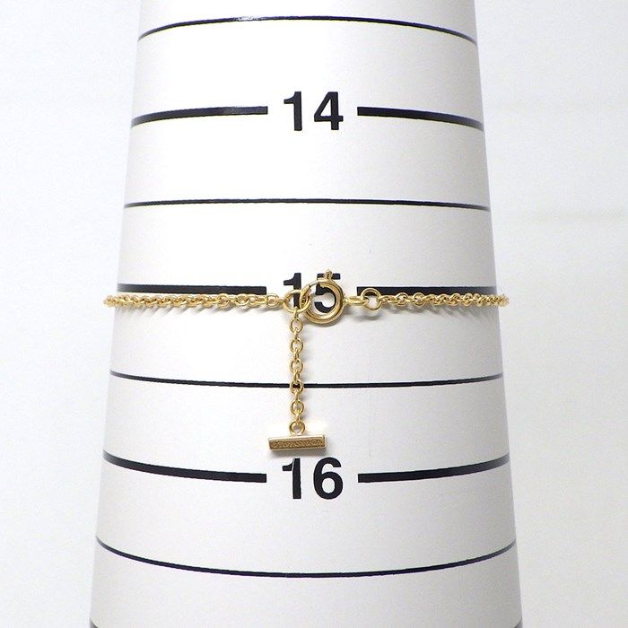 Tiffany & Co. T Smile Bracelet with Diamonds in K18 Pink Gold