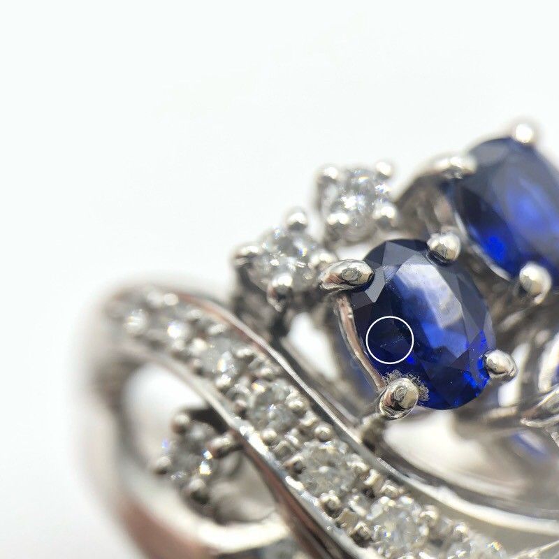 TASAKI Platinum Ring with Sapphire and Diamond - Exquisite Craftsmanship