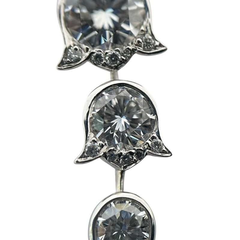 Cartier 2P Pearl Diamond Necklace in 750WG - Exquisite Elegance