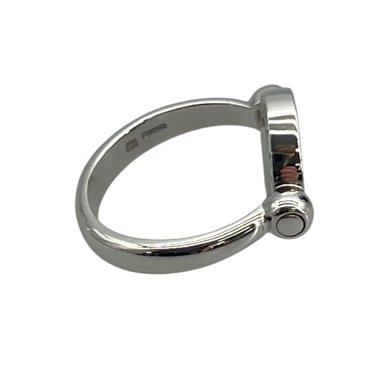 BVLGARI B.zero1 Flip Ring in 750WG - Exquisite Silver Jewelry