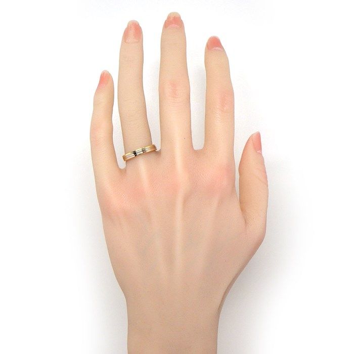 Cartier Vendôme Trinity Wedding Ring in Three Colors - K18 Gold