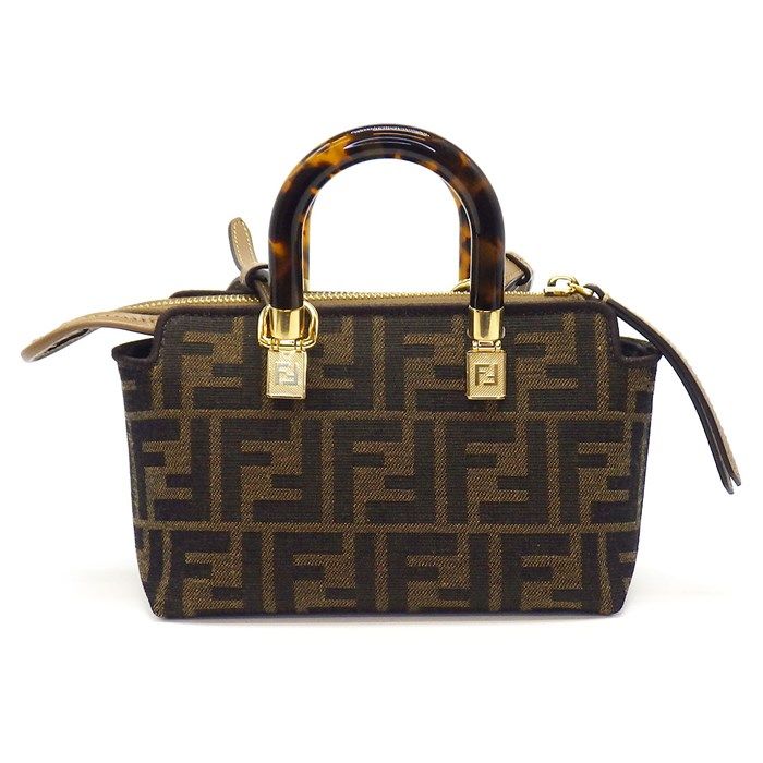 Fendi Zucca By The Way Mini Shoulder Bag - Brown Jacquard