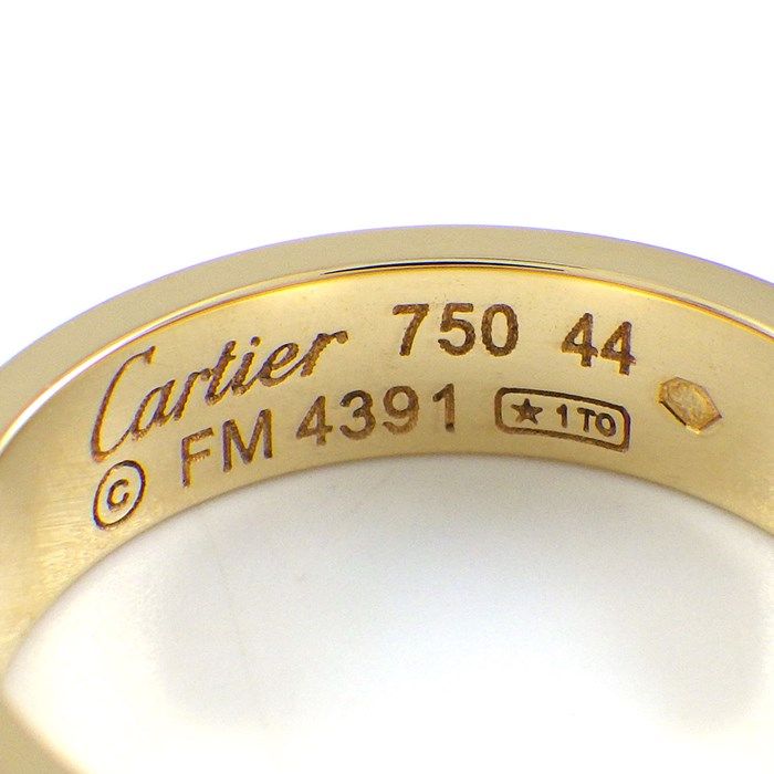Cartier Love Small Model Pinky Ring in 18K Yellow Gold - Size #44