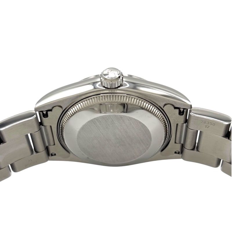 Rolex Datejust 78240 Black Stainless Steel Ladies Watch