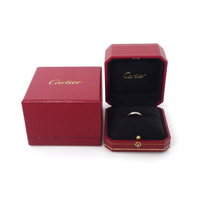 Cartier Love Wedding Ring B4093600 Full Eternity Diamond PT950