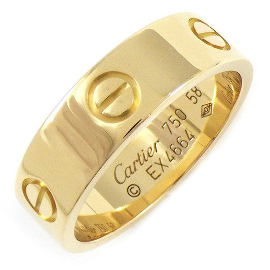 Cartier Love Ring Classic Model B4084658 in K18 Yellow Gold