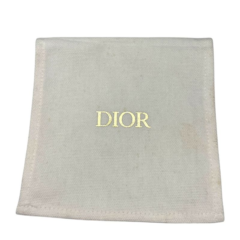 Christian Dior CD Diamond Logo Necklace in Gold & Blue