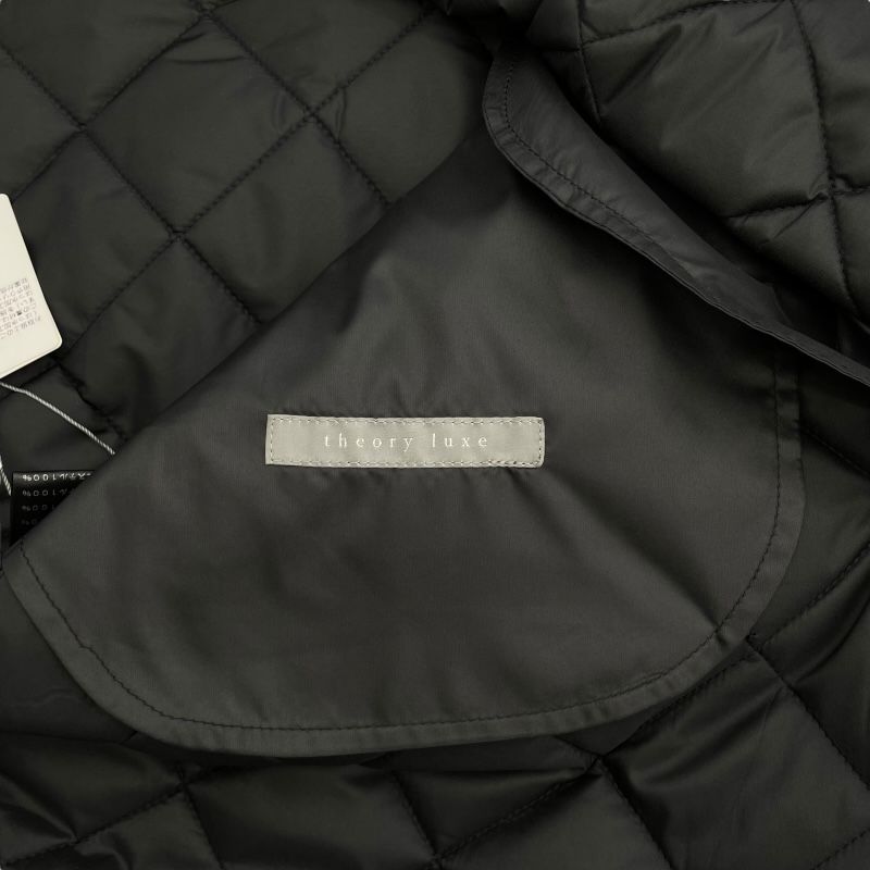Theory Luxe Quilted Vest in Black - Exquisite Women's Outerwear